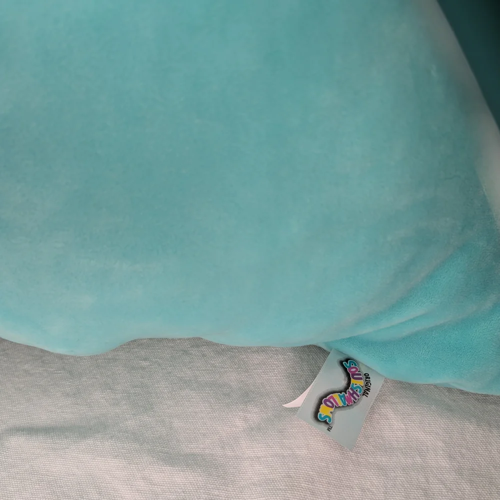 Squishmallow Blue Plush Dragon Pillow Avrill